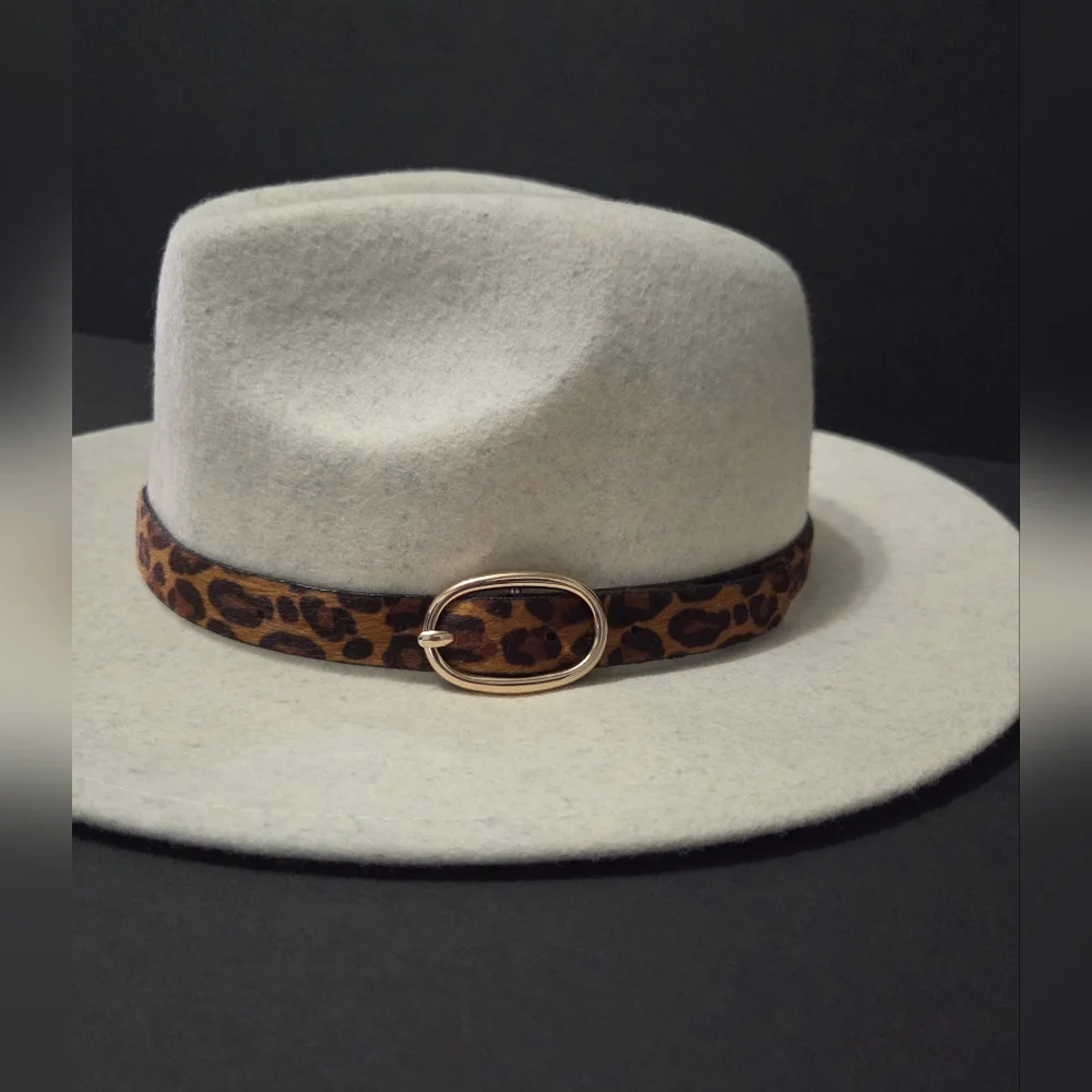 Altar'd State Leopard Belted Wool Hat - Picture 13 of 16
